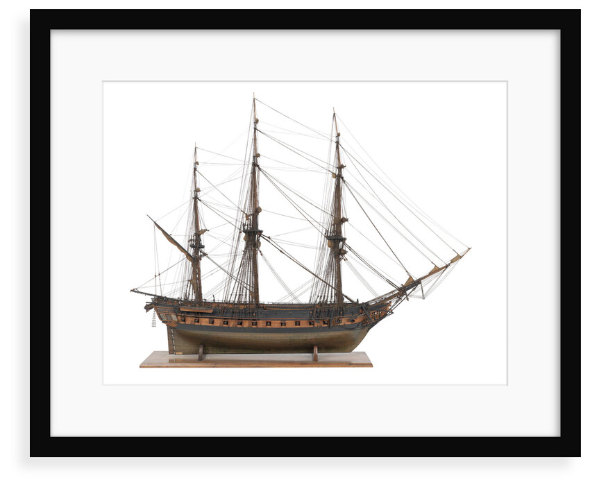 French 52-gun frigate 'Sirene' (1823) by unknown