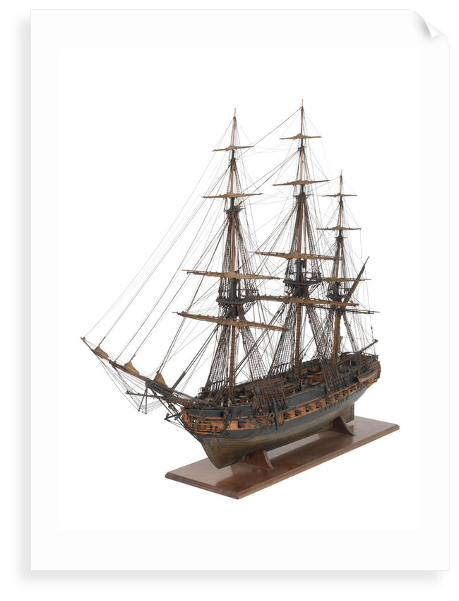 French 52-gun frigate 'Sirene' (1823) by unknown