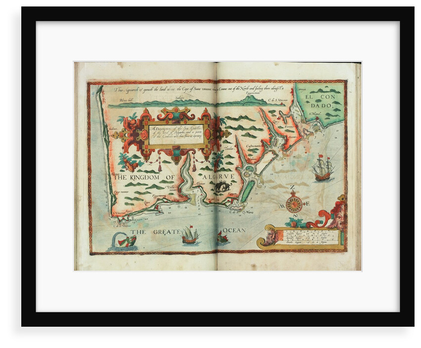 A description of the sea coastes, of the land of Algarbe, and a parte of the Condado with their shew & opening by Lucas Janz Waghenaer