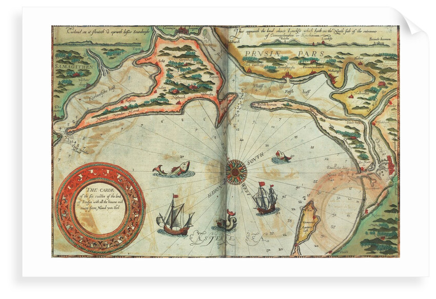 Coast of Prussia with all the havens and rivers from Memel to Heel by Lucas Janz Waghenaer