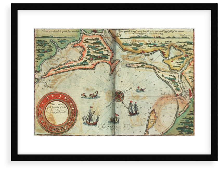 Coast of Prussia with all the havens and rivers from Memel to Heel by Lucas Janz Waghenaer