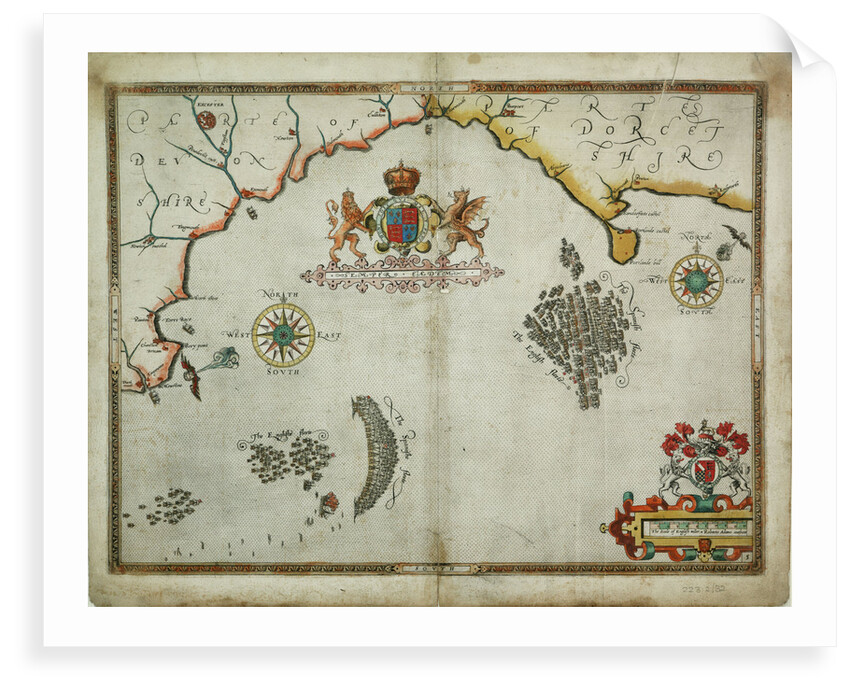 The battle off the Isle of Wight on 4 August, 1588 by Robert Adams