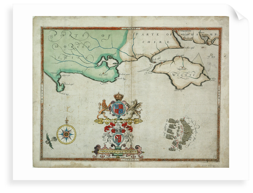 The battle off the Isle of Wight on 4 August, 1588 by Robert Adams
