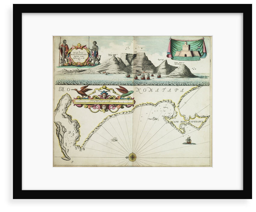 A chart of Guinea describing the sea coast from Cape de Verde to Cape Bona Esperanca by John Seller