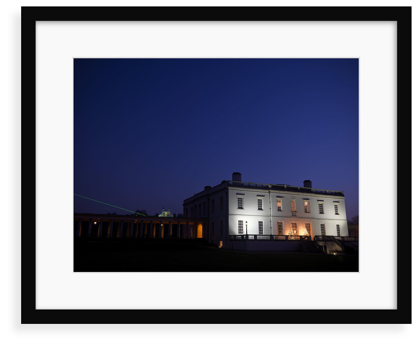 Night-time view of Queen's House, Greenwich by National Maritime Museum