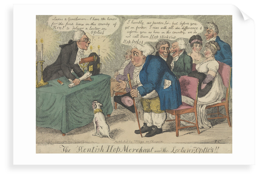 The Kentish Hop Merchant and the Lecturer on Optics!! by George Woodward