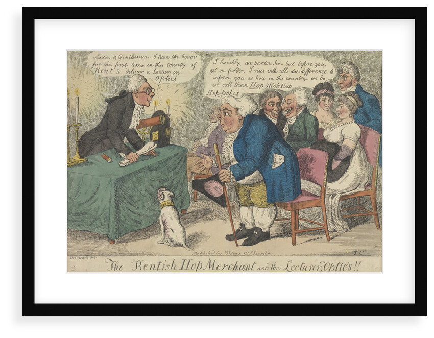The Kentish Hop Merchant and the Lecturer on Optics!! by George Woodward