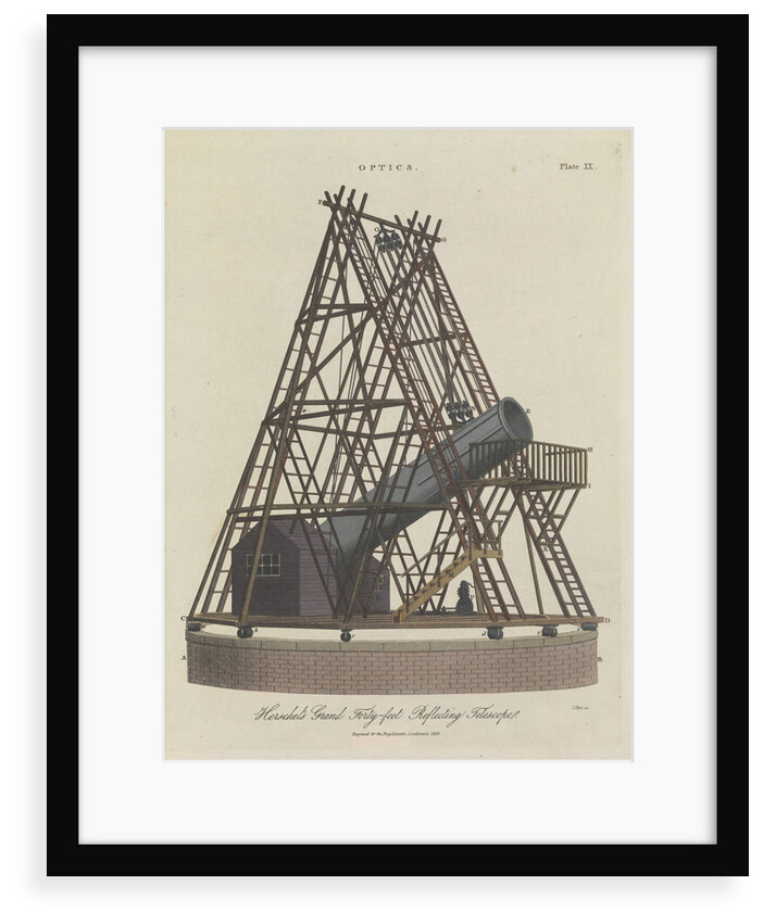 Herschel's Grand Forty feet Reflecting Telescopes by J. Pass