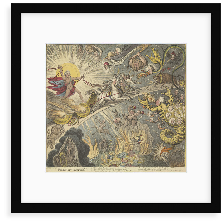 Phaeton alarm'd by James Gillray