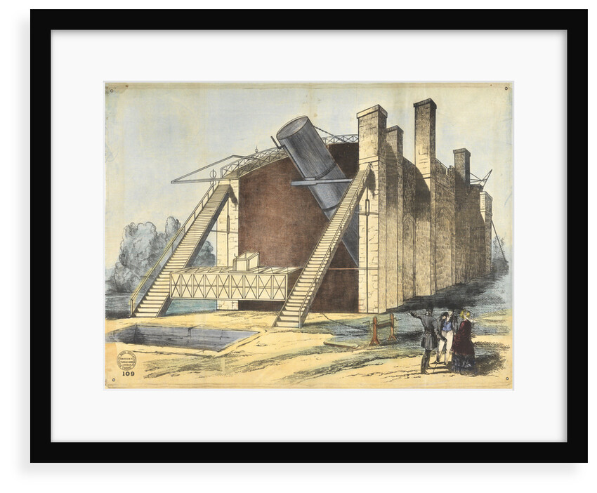 Lord Rosse's Great Reflecting Telescope, at Parsonstown, Ireland by Working Men's Educational Union