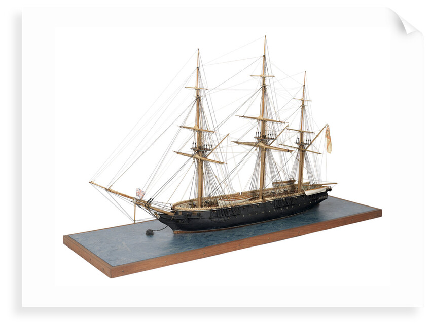 Model of 28-gun frigate HMS 'Samarang' (1822) by unknown