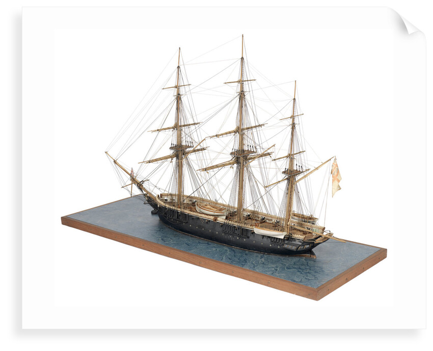 Model of 28-gun frigate HMS 'Samarang' (1822) by unknown