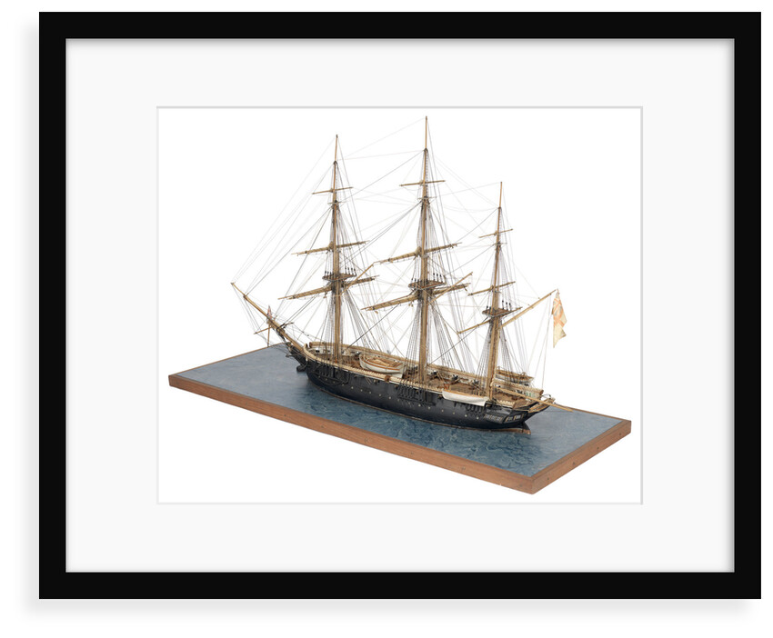 Model of 28-gun frigate HMS 'Samarang' (1822) by unknown
