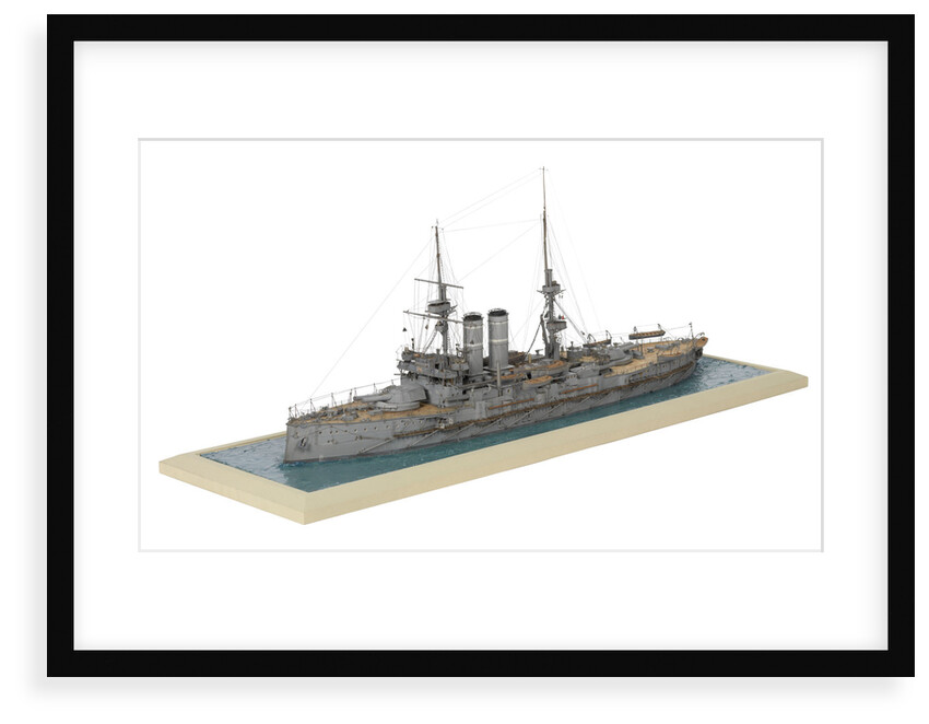HMS 'Hindustan' (1903) by Alma Claude Burlton Cull