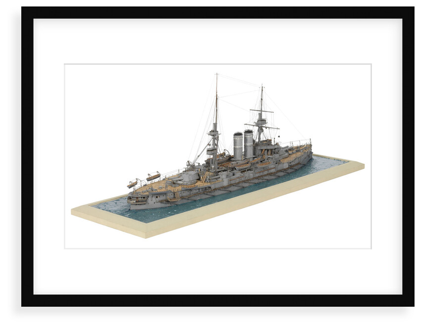 HMS 'Hindustan' (1903) by Alma Claude Burlton Cull