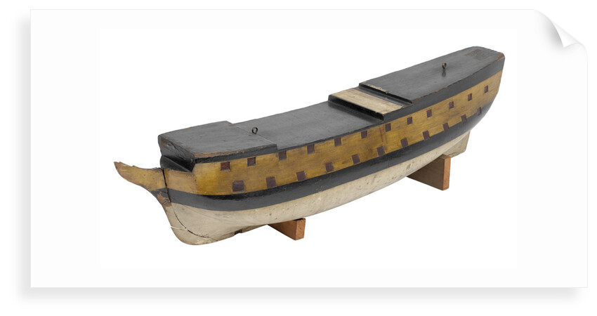 A model of 'Ludlow Castle' (1723) warship, forth rate, 40-guns by unknown