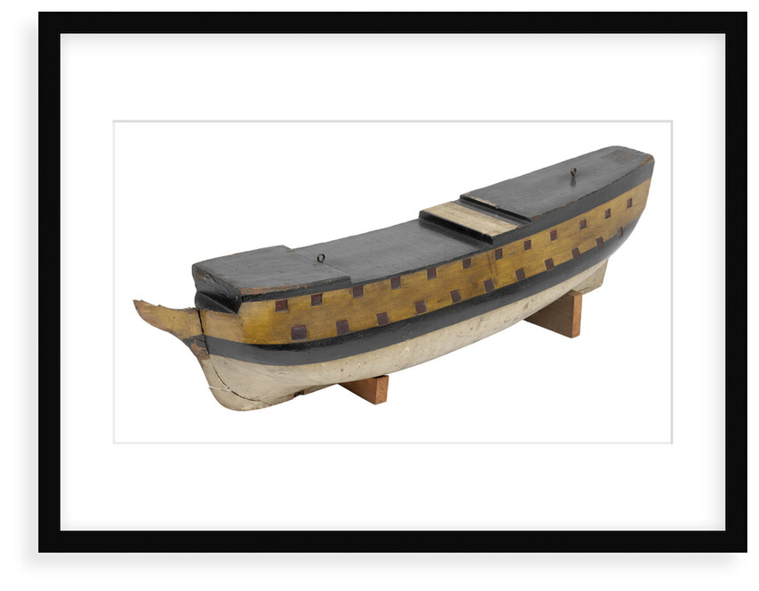 A model of 'Ludlow Castle' (1723) warship, forth rate, 40-guns by unknown