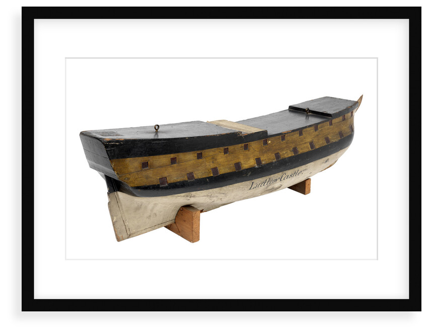 A model of 'Ludlow Castle' (1723) warship, forth rate, 40-guns by unknown