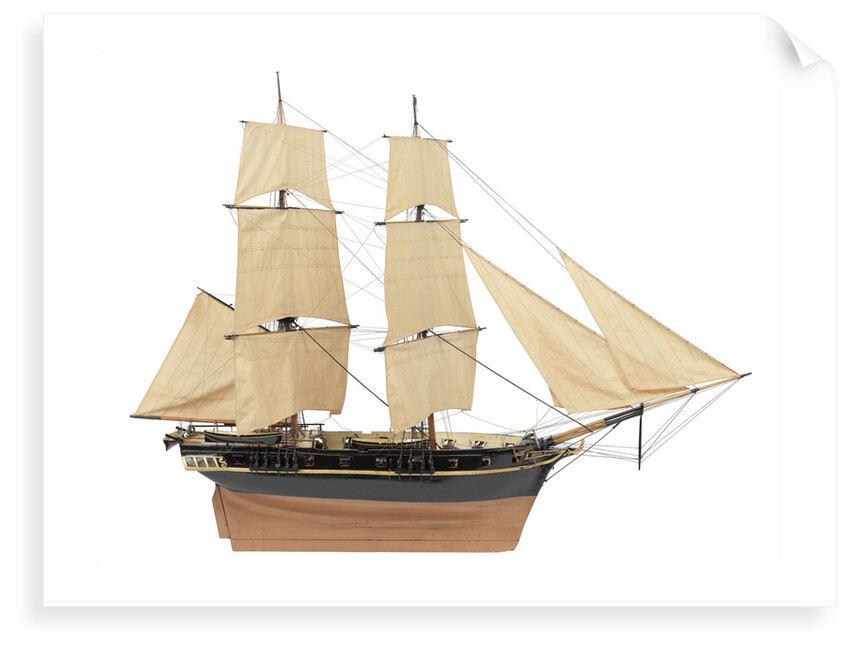 Brig of 14-guns 'Orion' (1830) by Thomas W. Smith