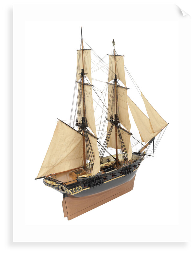 Brig of 14-guns 'Orion' (1830) by Thomas W. Smith