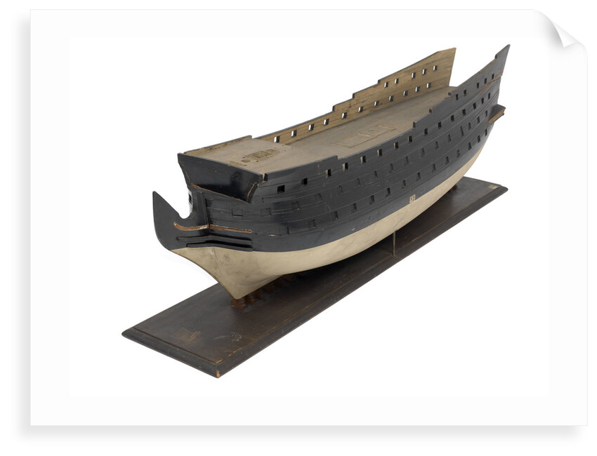 First rate warship, 100 guns by unknown