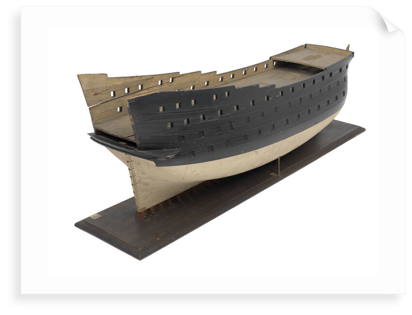 First rate warship, 100 guns by unknown