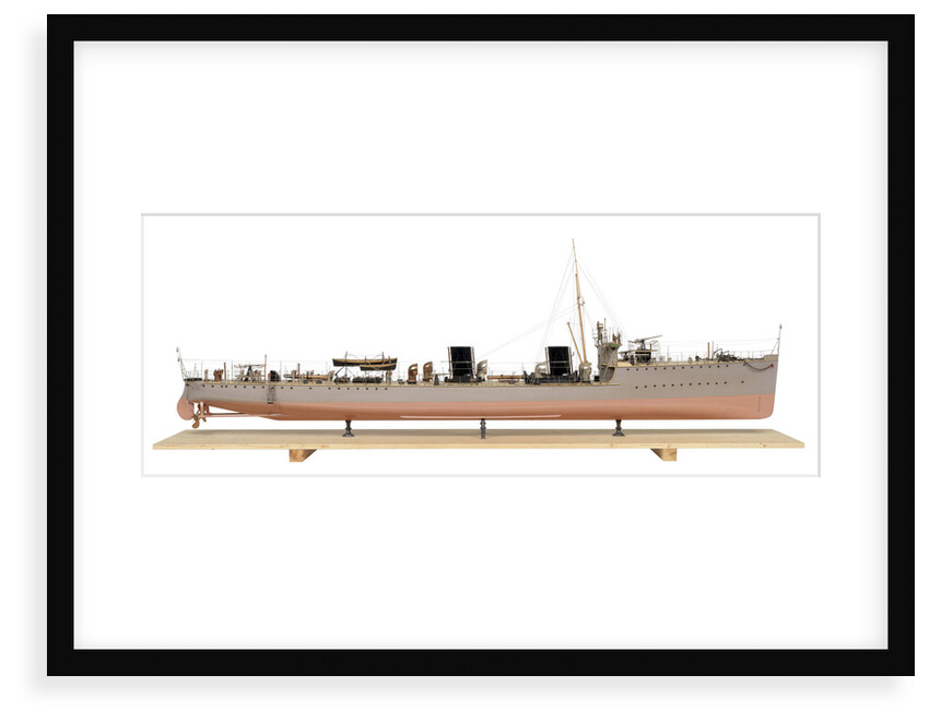 Model of destroyer HMS 'Boyne' (1904) by unknown