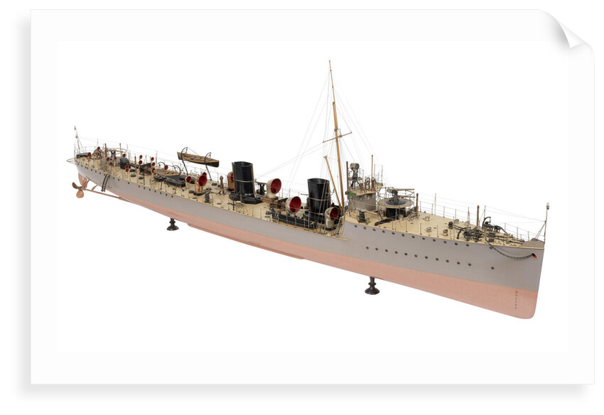 Model of destroyer HMS 'Boyne' (1904) by unknown