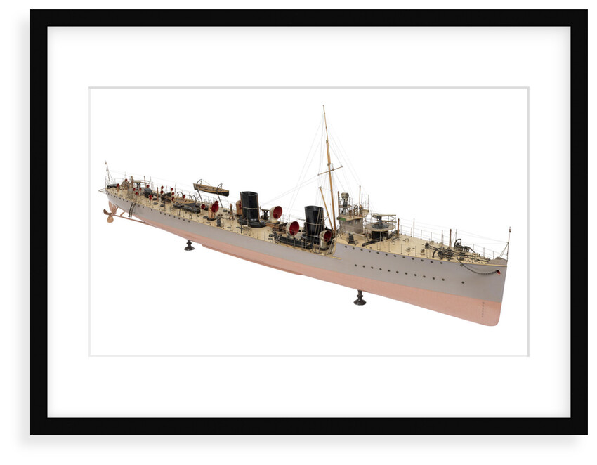 Model of destroyer HMS 'Boyne' (1904) by unknown