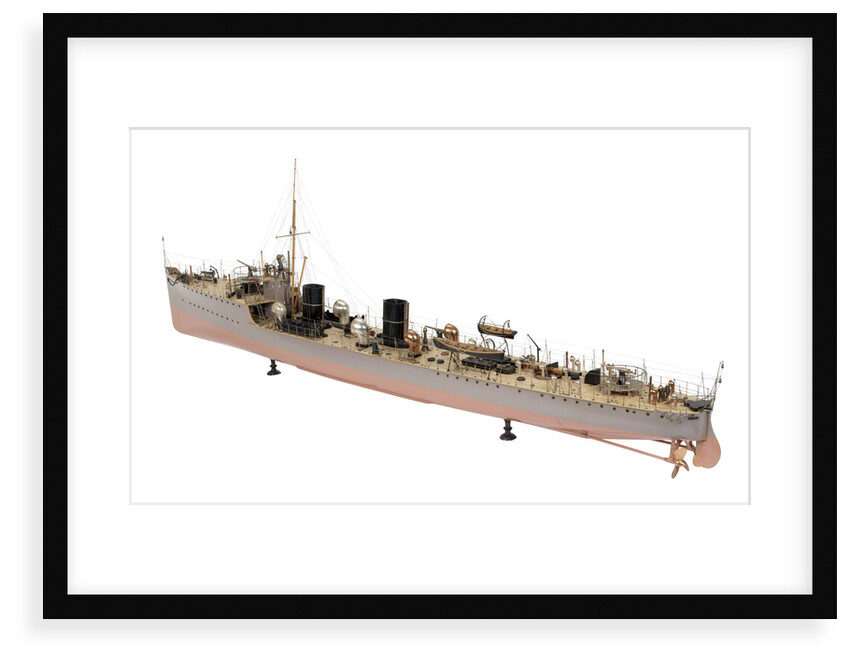 Model of destroyer HMS 'Boyne' (1904) by unknown