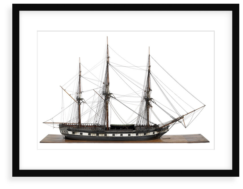 Ship of 20 guns by unknown