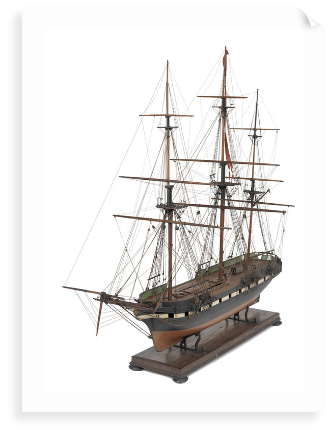 Sloop and sixth rate warship HMS 'Actaeon' (1831) 28 Guns by unknown