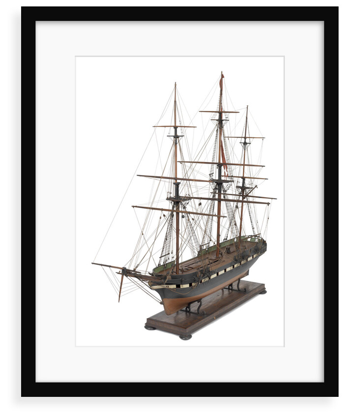 Sloop and sixth rate warship HMS 'Actaeon' (1831) 28 Guns by unknown