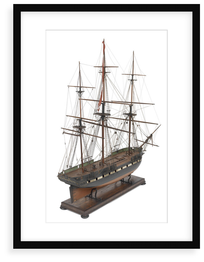 Sloop and sixth rate warship HMS 'Actaeon' (1831) 28 Guns by unknown