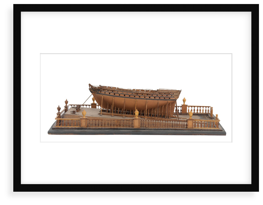 A French, third rate, 74 guns warship (1800) by unknown