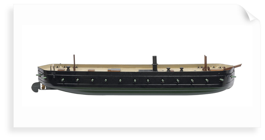 Floating battery HMS 'Thunderbolt' (1856) by Samuda Brothers