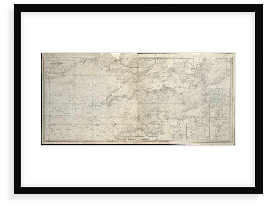 The British Channel with a part of the Atlantic Ocean and of the Coast of Ireland by Robert Sayer