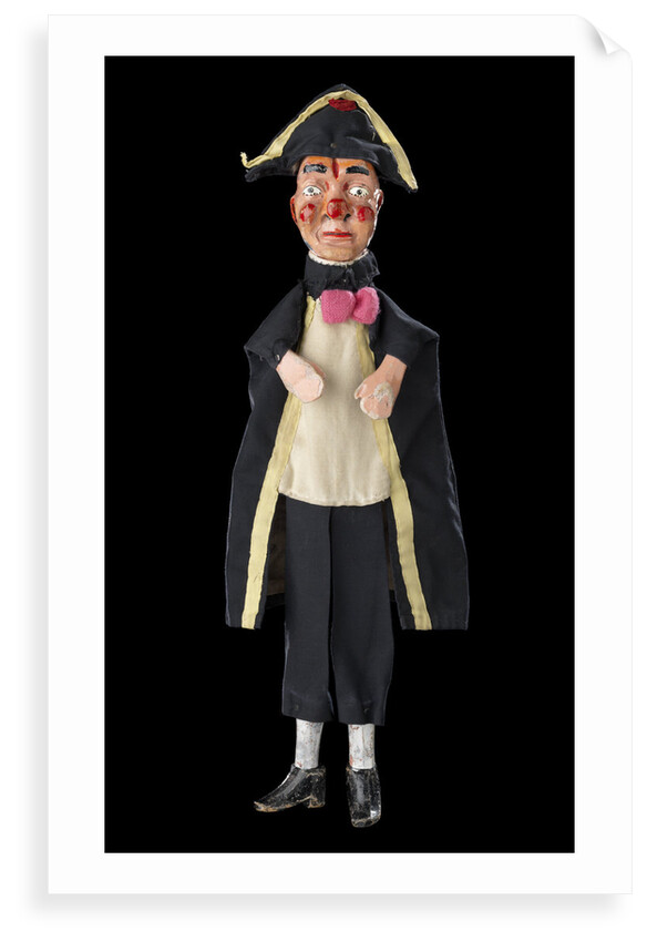 Puppet 'Beadle', part of Punch and Judy set by unknown