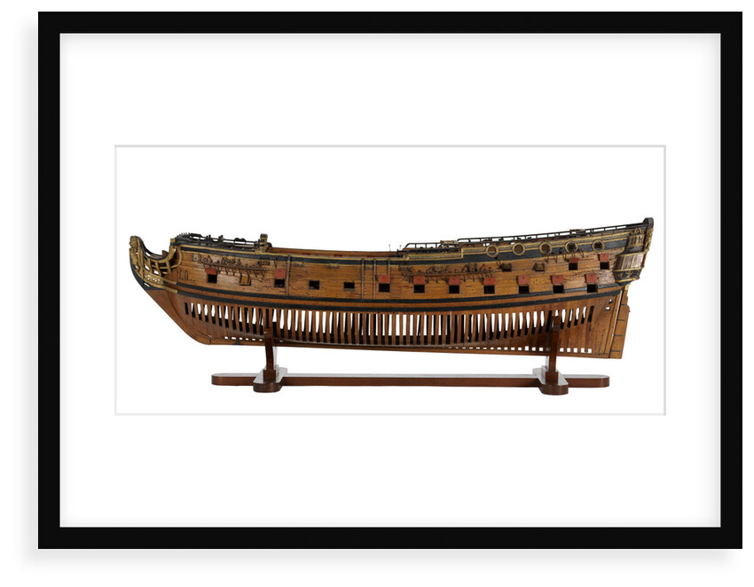 Warship (circa 1705) by unknown