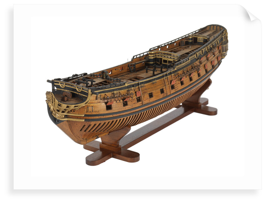 Warship (circa 1705) by unknown