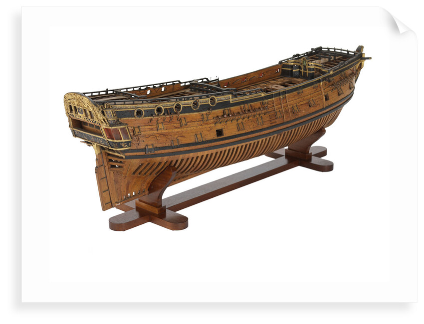 Warship (circa 1705) by unknown