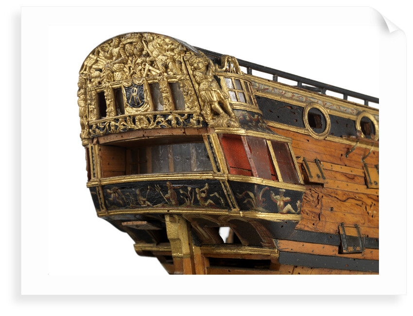 Warship (circa 1705) by unknown