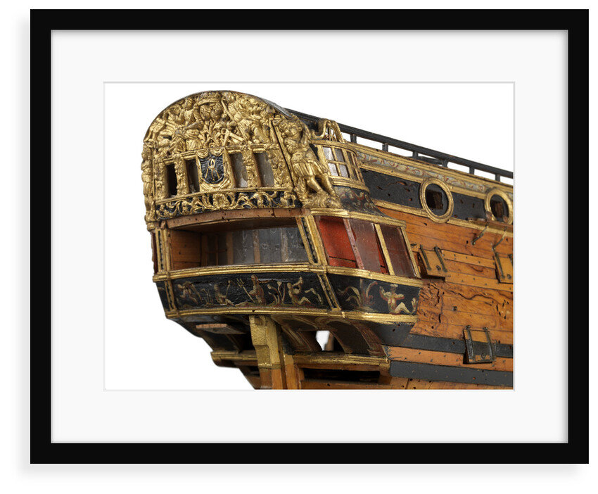 Warship (circa 1705) by unknown