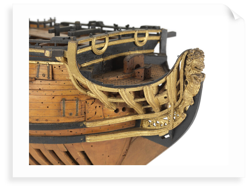 Warship (circa 1705) by unknown