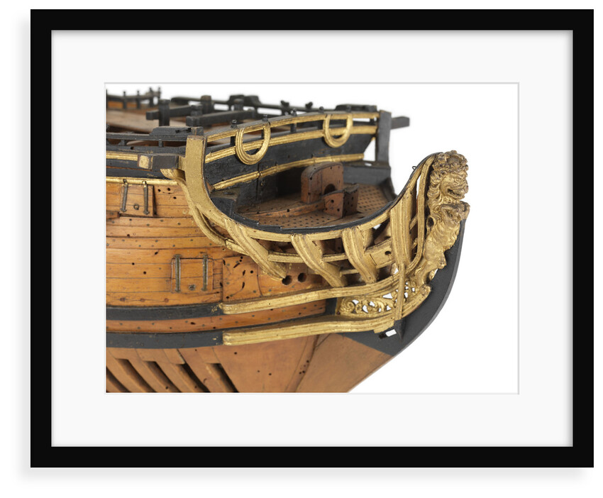 Warship (circa 1705) by unknown