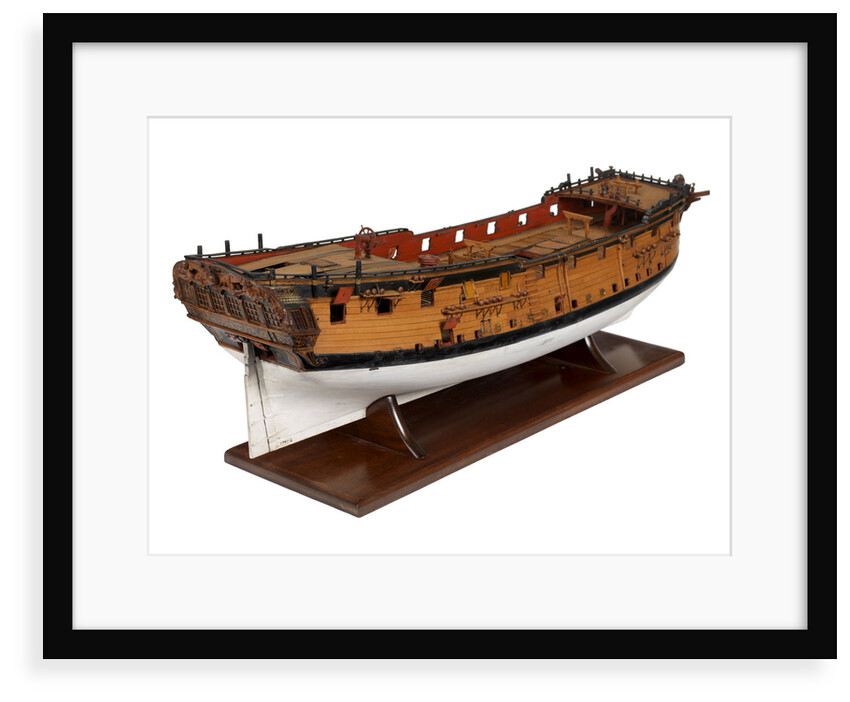 A model of a warship (1741), sixth rate, sloop, 24 guns by unknown