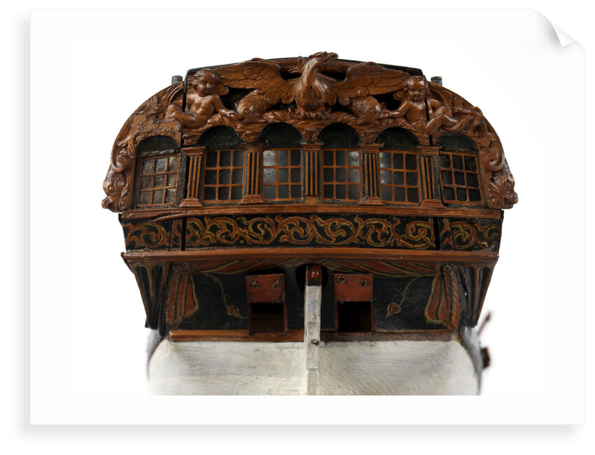 A model of a warship (1741), sixth rate, sloop, 24 guns by unknown