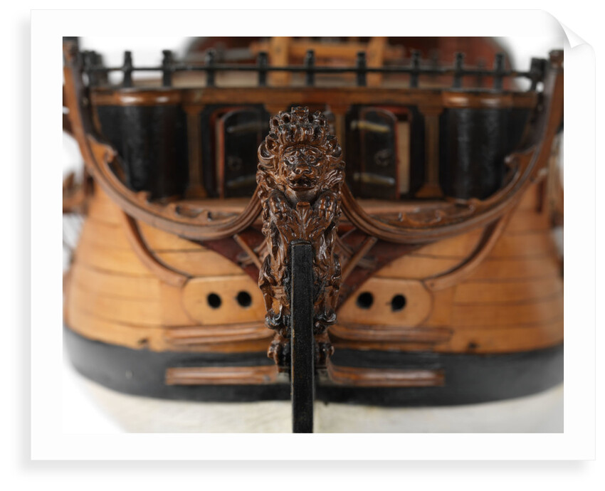 A model of a warship (1741), sixth rate, sloop, 24 guns by unknown