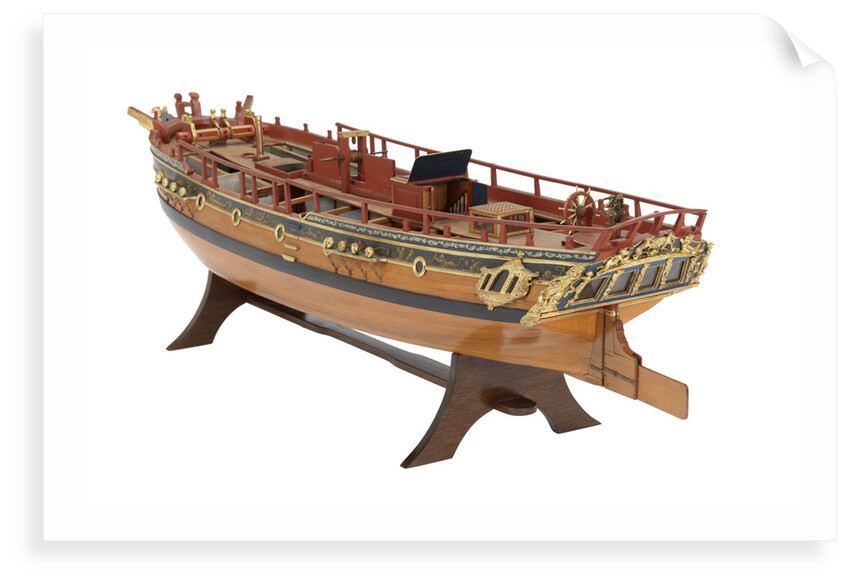 Ship of 80 guns, three-decker 2nd rate by unknown