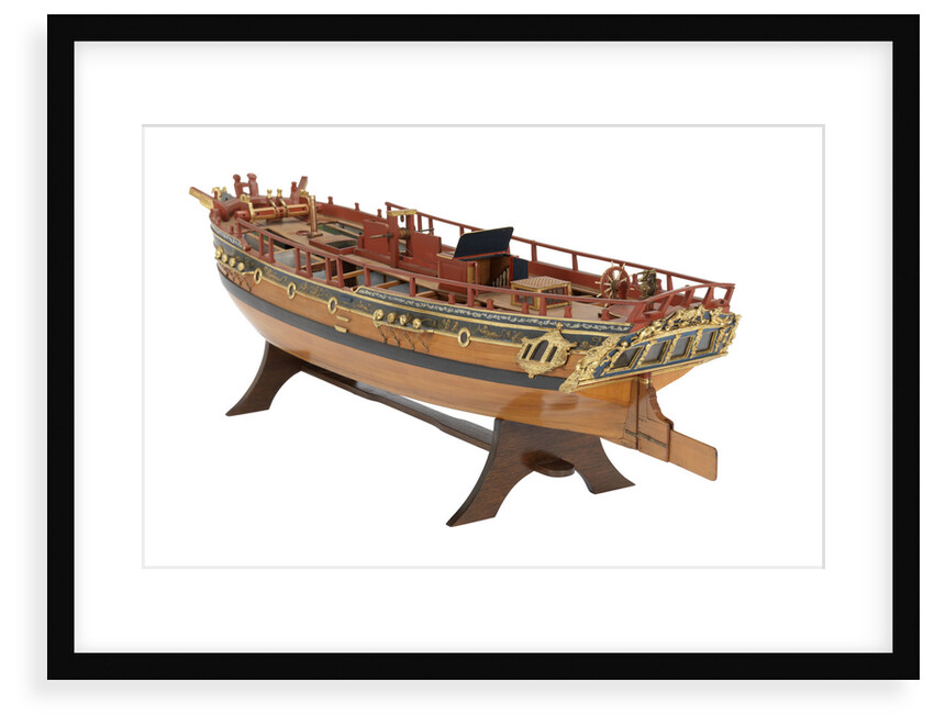 Ship of 80 guns, three-decker 2nd rate by unknown